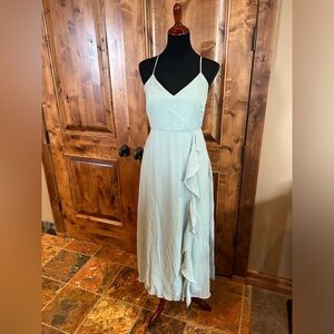 Birdy Grey bridesmaid/prom dress. Size M. Sage green chiffon